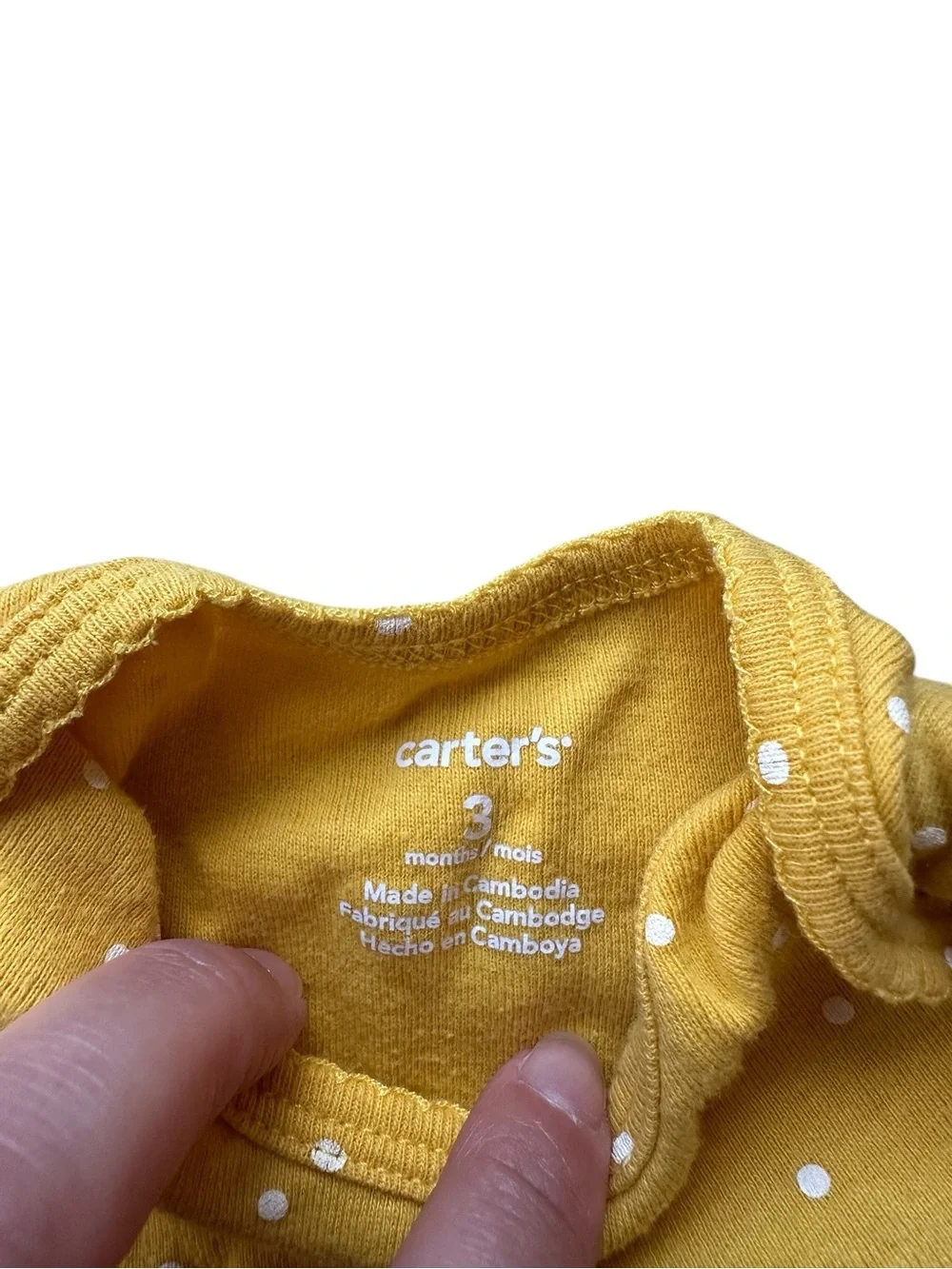 Carter’s short sleeve onesie bodysuit lot Size 0-3 months (3m)